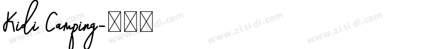 Kidi Camping字体转换